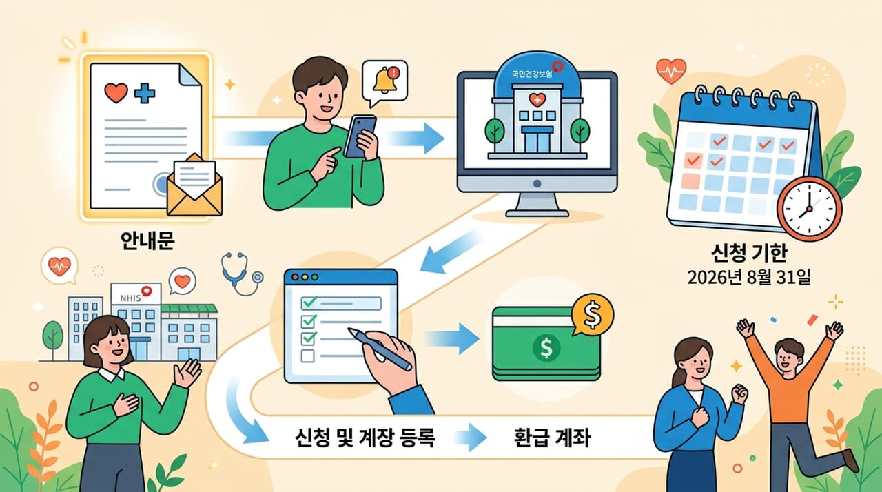 건강보험 본인부담상한제 초과분 환급, 어떻게 신청하나 — 안내문 받은 뒤 절차